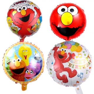 ลูกโป่ง ลาย Sesame Street Elmo ขนาด 18 นิ้ว สําหรับตกแต่งปาร์ตี้