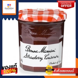 Bonne Maman Strawberry Conserve 370G บอนน์ มาม็อง แยมสตรอว์เบอร์รี 370 กรัม