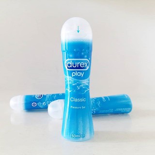 Durex Play Classic Pleasure Gel ดูเร็กซ์ เพลย์ คลาสสิค เจลหล่อลื่น ขวดสีฟ้า (ขนาด 50 Ml