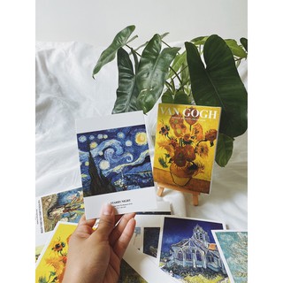 โปสการ์ด VANGOGH POSTCARD 💖 1กล่อง 30 ใบโปสการ์ดรวมผลงานซศิลปะของศิลปินแวนโก๊ะ น่ารักมากๆนำไปติดตกแต่งห้องก็ได้