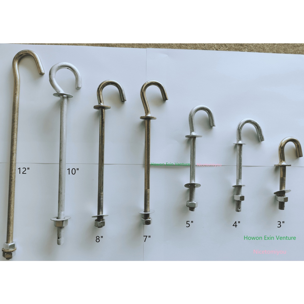 J Hook Fan Ceiling Hanger J Type