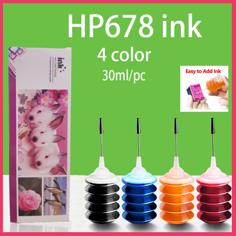 HP 678 หมึก hp678 ดำ hp 678xl hp 678 xl หมึก hp678xl หมึกรีฟิลเหมาะสำหรับ HP 1018 1518 2515 2548 264