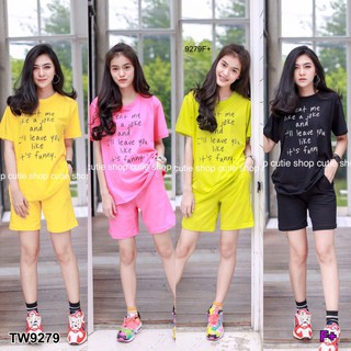 Set เสื้อแขนสั้น + กางเกงขาสั้น TW9279