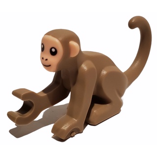 [ Animal ] ชิ้นส่วนเลโก้ Lego Part Monkey with Light Nougat Face and Ears Pattern ราคา/ชิ้น