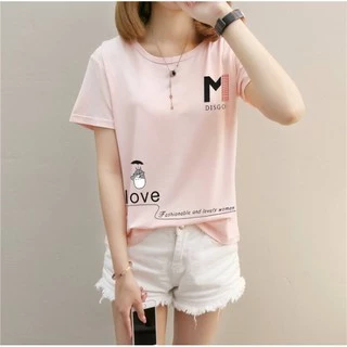 TTOO เสื้อแฟชั่นผู้หญิง แขนสั้น สไตล์เกาหลี สวมใส่สบาย [พร้อมส่ง][เก็บเงินปลายทาง][ขายดี] รุ่น-103