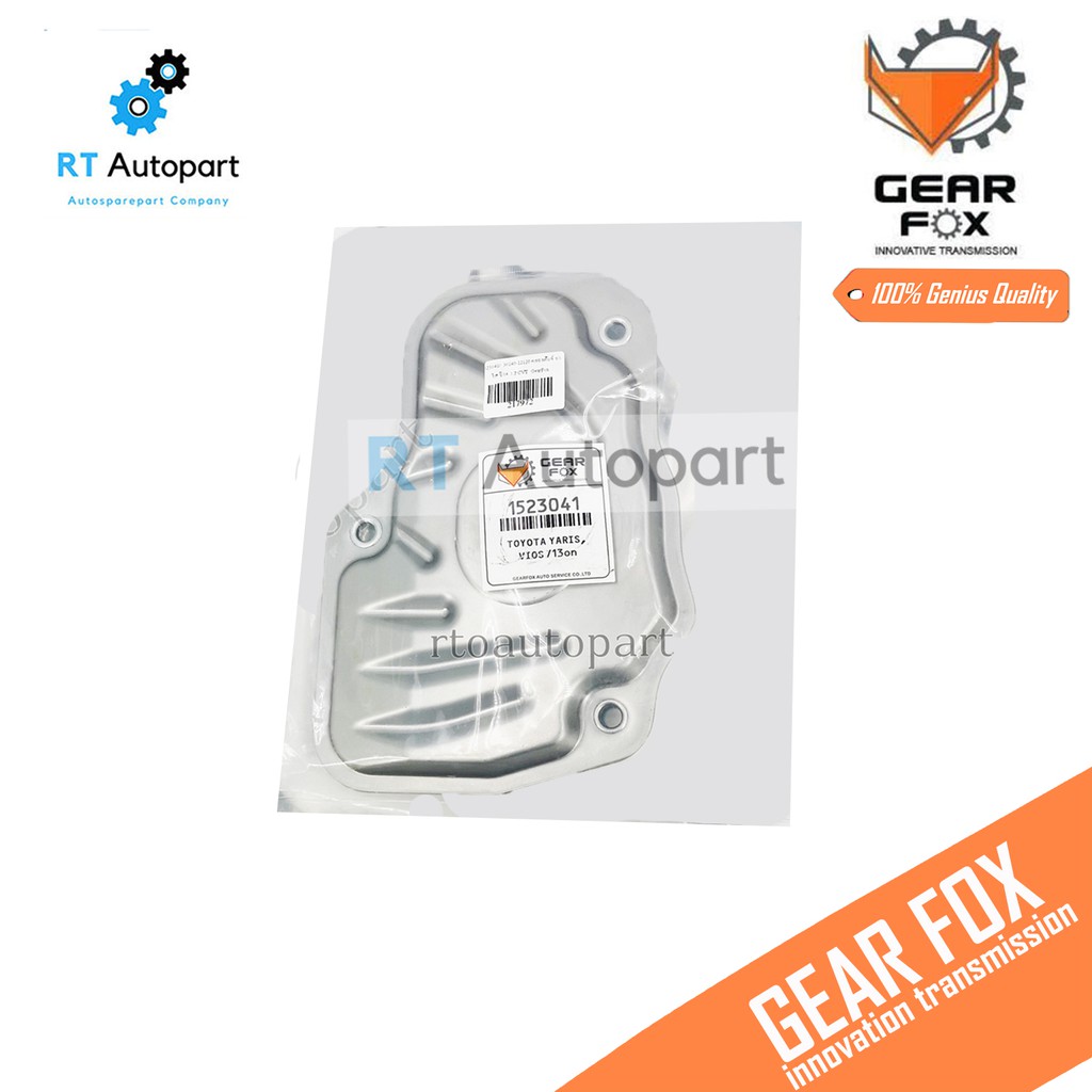 Gearfox กรองเกียร์ ออโต้ Toyota Yaris NSP152 ปี13-18 Yaris Ativ / กรองเกียร์ ปะเก็นเกียร์ ปะเก็นแครงเกียร์ / 4114V-10210