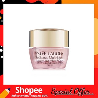 Estee Lauder Resilience Multi-Effect Night Tri-Peptide Face And Neck Creme 15ml. ครีมกลางวัน