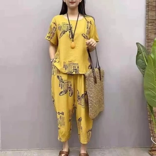 406-1ชุดเข้าเซท สาวอวบใส่ได้ชุดเซทผู้หญิง ชุดเซทเกาหลีเเบบใหม่ พร้อมส่งที่ไทย