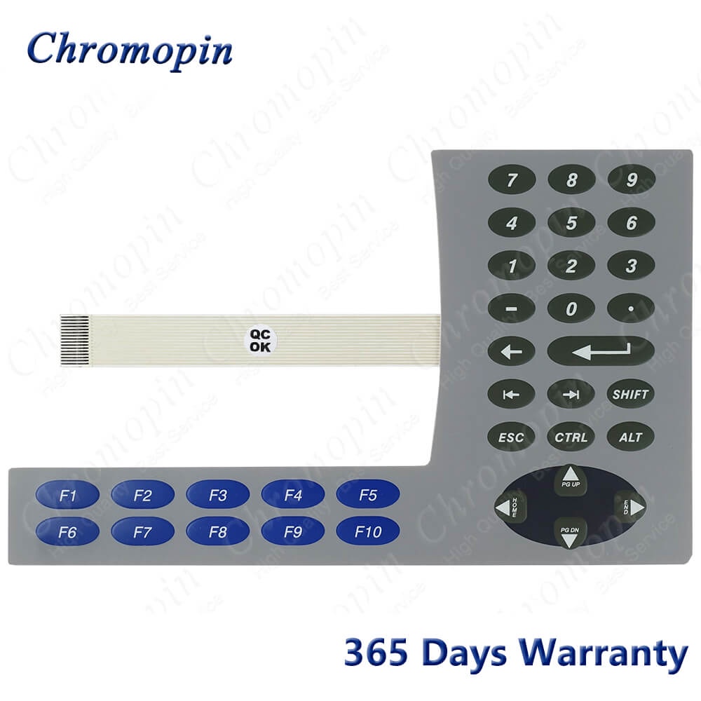 ปุ่มกดสวิตช์เมมเบรนสําหรับ AB 2711P-K6C20A8 2711P-K6C20D8 2711P-K6C5A9 PanelView Plus 600 แป้นพิมพ์เ