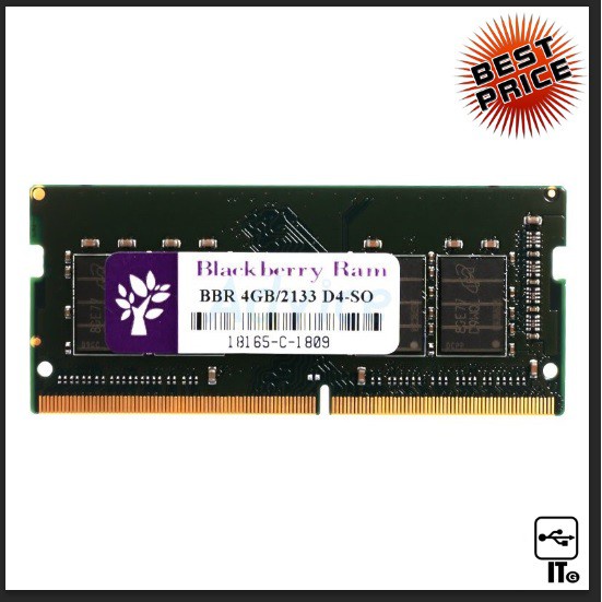 SE RAM DDR4(2133, NB) 4GB Blackberry 8 Chip แรมโน๊ตบุ๊ค ประกัน LT.