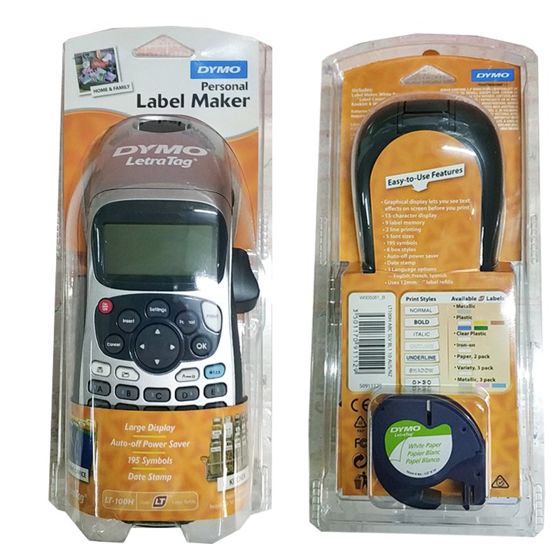 Original dymo label printer lt 100h portable printing machine with