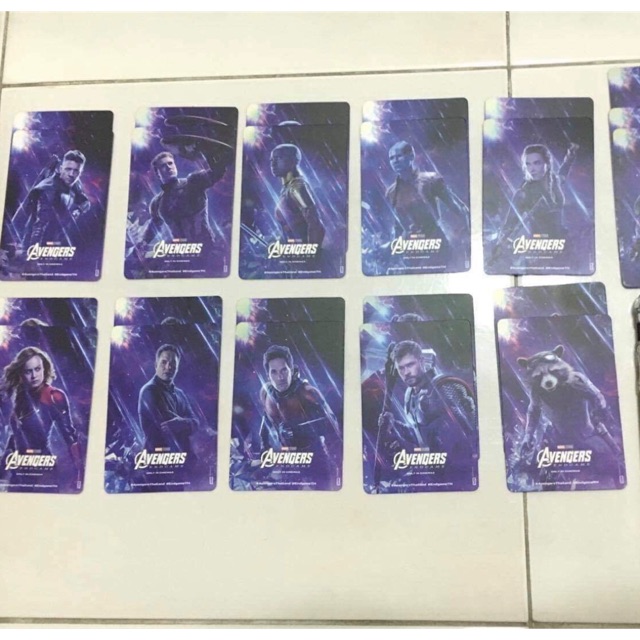 ถามก่อนสั่ง บัตรสะสม avengers endgameการ์ด กระดาษแข็งถามลายทางแชท marvel