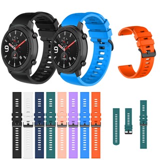 New ! ! ! สายคล้องคอซิลิโคนอ่อนสำหรับ Huami Amazfit GTR 4/ 3/3Pro / GTR 2/2E/2eSIM / GTR 47mm สายรัดซิลิโคน