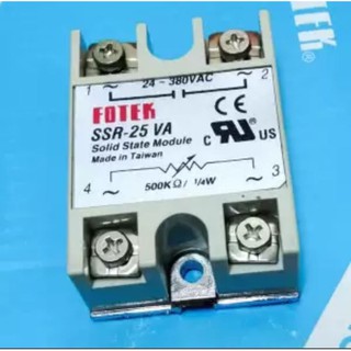 Solid State Module SSR-25VA 500k1/4W 24-380VAC Fotex สินค้าพร้อมส่ง