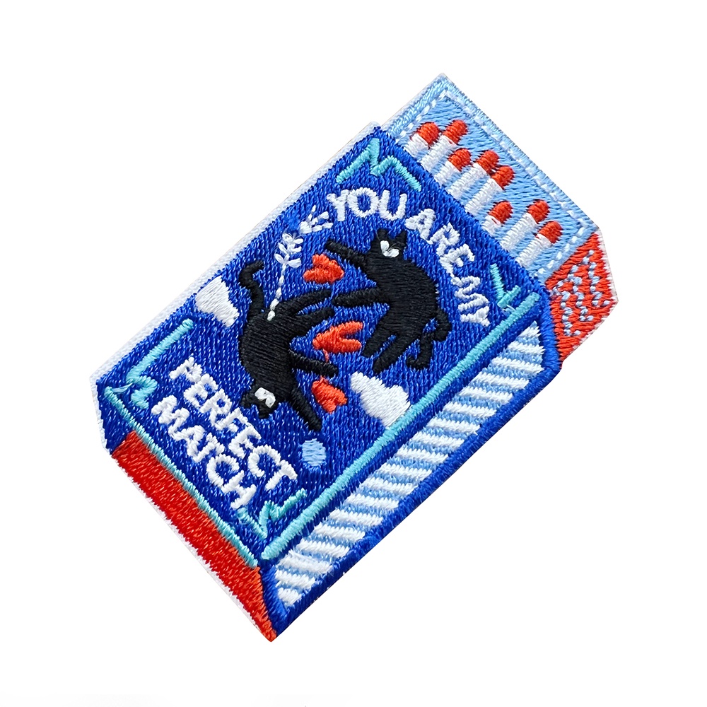 Perfect match – embroidered patch ตัวรีดลายปัก