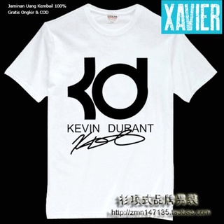 DRG เสื้อยืดผ้าฝ้ายพิมพ์ลายคลาสสิก เสื้อยืดกีฬาบาสเก็ตบอล พิมพ์ลาย Distro NBA Kevin Durant Tiga Hands สไตล์อินโดนีเซีย