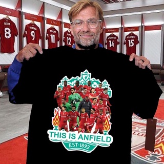 เสื้อยืด ลาย Liverpool FC แห้งเร็ว ไซซ์ XS - 7XL (ผู้เล่นภาคสนาม)