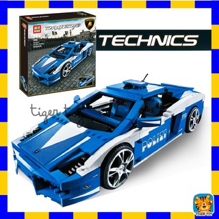 ตัวต่อ รถสปอร์ตสถดซิ่ง Gallardo LP 560-4 Polizia