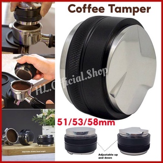 ✔ สินค้าพร้อมส่ง ✔ Coffee Tamper Macaron (2ด้าน) แทมเปอร์มาการอง หัวคู่ งัดแงะกาแฟ 51/53/58มม