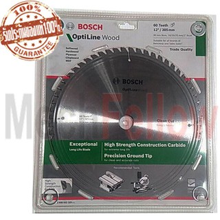 ใบเลื่อยวงเดือน 12นิ้ว 60 ฟัน BOSCH