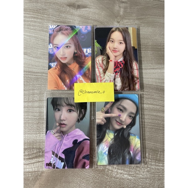 WEEEKLY !! ️การ์ดรูปถ่ายราคาใต้!! ️ Soojin zoa soeun jiyoon we are we play วันหยุด pgh apple music c