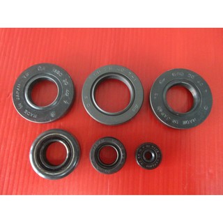 SUZUKI TS100 ENGINE SEAL SET (6 PCS.) "JAPAN NOS."  // ซีลเครื่อง ญี่ปุ่น สินค้าคุณภาพดี