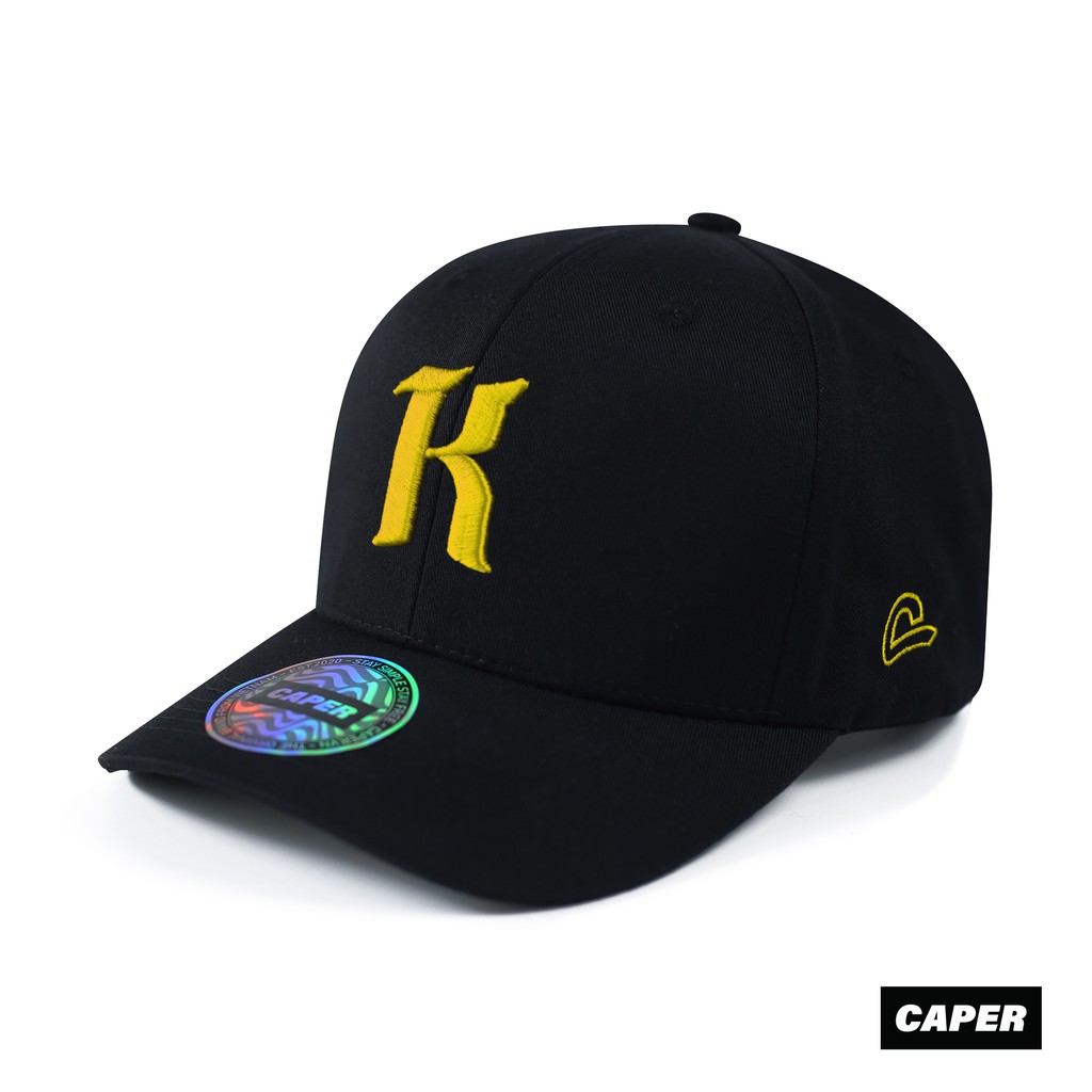 โลโก้ Ballcap Caper สีดํา K มีหลายสี