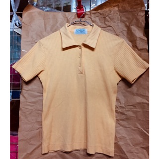 เสื้อคอปก แต่งกะดุม ผ้าร่องสวยมากๆ