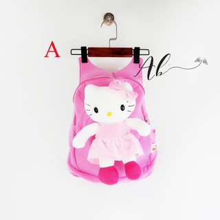 กระเป๋าเป้สะพายหลัง ลายการ์ตูน Hello Kitty 3 มิติ สําหรับเด็ก