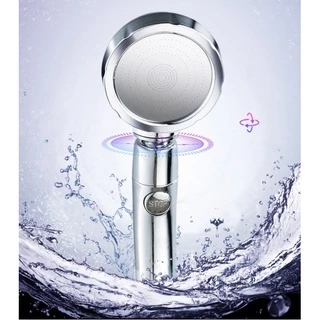 สินค้ามีพร้อมส่ง ฝักบัวอาบน้ำเพิ่มแรงดันสูง รุ่นมีปุ่มเปิด-ปิด ปรับได้ 3 ระดับ น้ำแรงไม่ง้อปั้ม