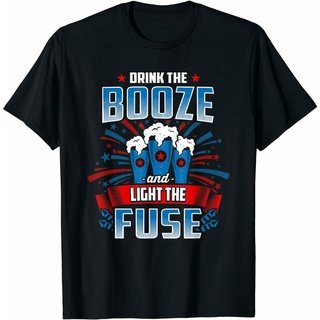 เสื้อยืด ลาย Fuse firework สําหรับไฟดื่ม วันที่ 4 กรกฎาคม