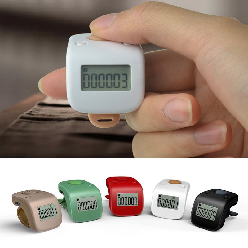 Digital LCD  Tally Counter 6Digit  beads Prayer Counter Clicker