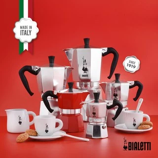 Bialetti หม้อต้มกาแฟ Moka Pot รุ่น Moka Express (โมคา เอ็กซ์เพรส) ขนาด 6 ถ้วย - Silver [BL-0001163]