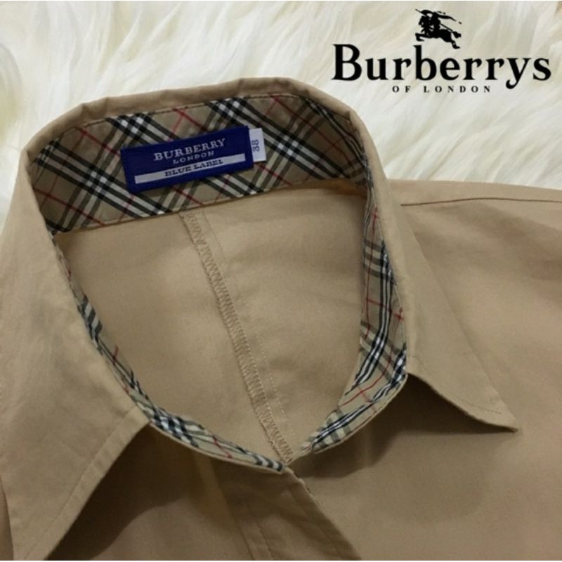 เสื้อเชิ้ต Burberry London Blue Label ของแท้100% มือสอง