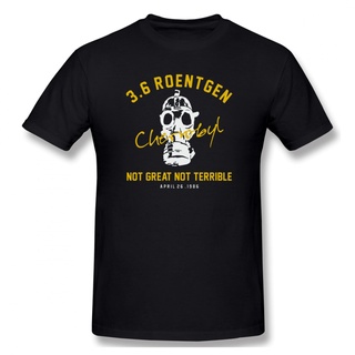 เสื้อยืดสีขาวเสื้อยืดแขนสั้น พิมพ์ลาย Roentgen Chernobyl Chernobyl Sarcastic สไตล์ยุโรป สําหรับผู้ชาย ไซซ์ 3.6S-4XL