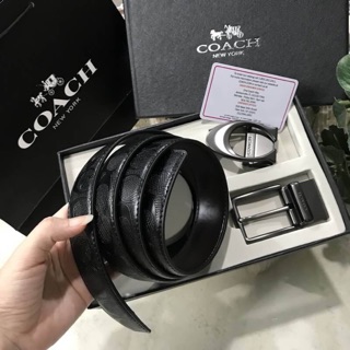 COACH BELT VALUE PACK BOX SET เซทเข็มขัด 2in1 Limited Edition