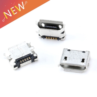 10 ชิ้น / แพ็ค Micro Usb Type B Female 5 Pin Smt ซ็อกเก็ตแจ็คเชื่อมต่อพอร์ต Pcb แผ่นบอร์ดโมดูลชาร์จ Inventor. Th