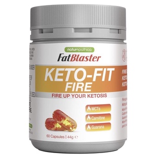 Fatblaster Keto Fit Fire 60 Capsules [เพิ่มการเผาผลาญไขมัน]