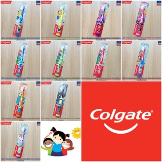 Colgate® Kids Battery Powered Toothbrush Extra Soft Bristles แปรงสีฟันแบตเตอรี่ คอลเกต สำหรับเด็ก