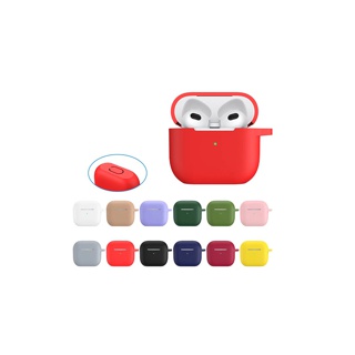 <พร้อมส่ง> Airpods Gen3 silicone case , เคสซิลิโคนแอร์พอต Gen3 พร้อมห่วงคล้อง