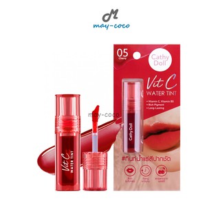ถูก/แท้/มีไลฟ์ ลิป Cathy Doll Vit C Water Tint ทินท์น้ำแร่ ว…