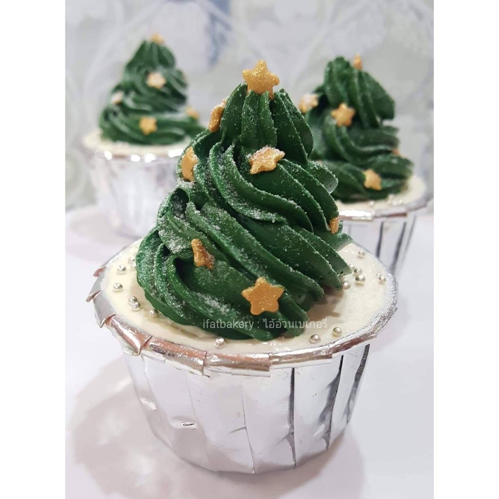 เกล็ดน้ำตาลแต่งขนม ดาวสีทอง Gold star sprinkle cake topper น้ำตาลโรยหน้าเค้ก 35 กรัม