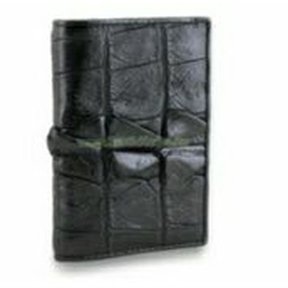 genuine cover passport crocodile skinwallet black for pass port cover