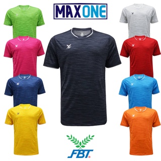 เสื้อกีฬา FBT เสื้อฟุตบอล พิมพ์ลาย รุ่นใหม่ ผ้าไมโคร ระบายเหงื่อ B2A214