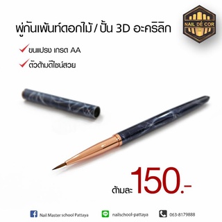 พู่กันเพ้นท์เล็บ พู่กันไล่สี พู่กันต่อเล็บ (ขนแปรงเกรดPremium)พร้อมส่งไทย