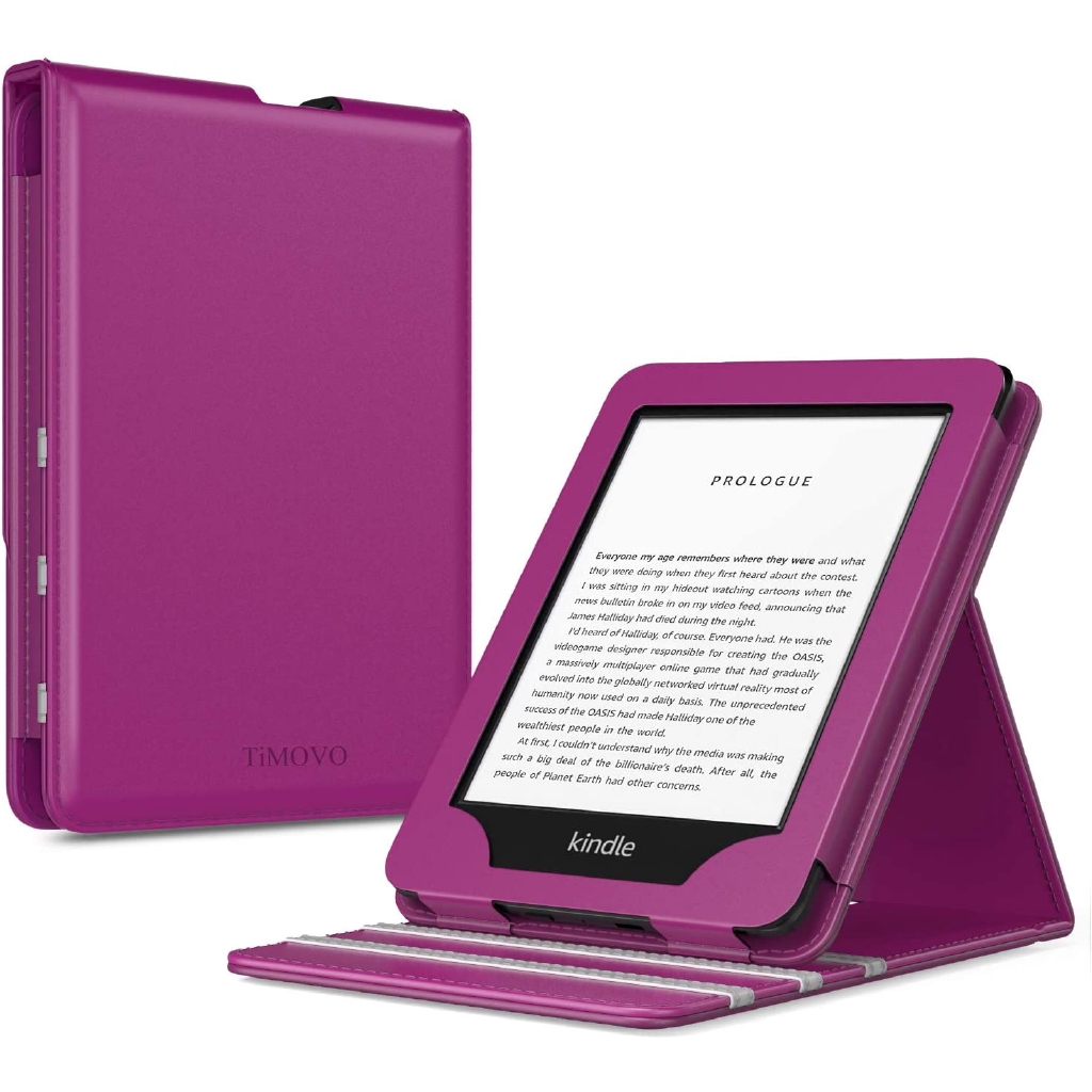 10th Generation, 2018 Releases MoKo Case Fits Kindle Paperwhite Purple Premium Vertical Flip Cover with Auto Wake/Sleep Compatible for  Kindle Paperwhite 2018 E-Reader 