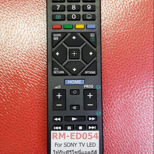 รีโมตทีวีใช้สำหรับยี่ห้อ   For SONY  TV LED  รุ่น RM -ED 054  สามารถใช้แทนตัวเดิมได้ดีไม่ต้องเซ็ตค่า