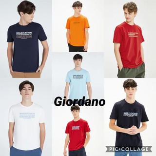 เสื้อยืดผู้ชายจาก Giordano แท้ 100%