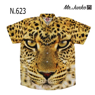 ⚡ ส่งฟรี⚡เสื้อเชิ้ต งานต่อลาย Mr-Junko ผ้านิ่มใส่สบายไม่ร้อน N-623