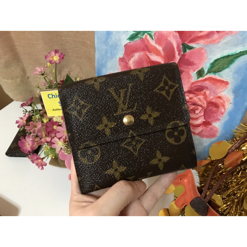 กระเป๋าสตางค์LV Elise monogram short Wallet